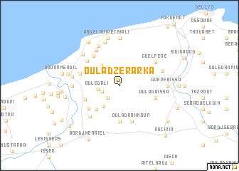 map of Oulad Zerarka