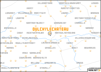 map of Oulchy-le-Château