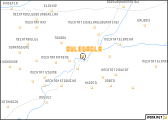 map of Ouled Agla