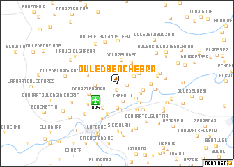 map of Ouled Ben Chebra