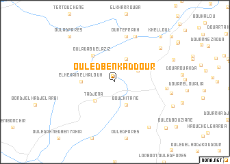 map of Ouled Ben Kaddour