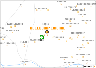 map of Ouled Bou Medienne