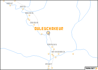 map of Ouled Chakeur
