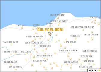 map of Ouled El Arbi