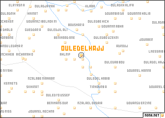 map of Ouled el Hajj