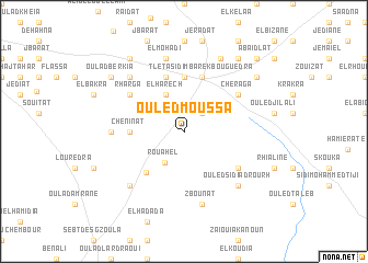 map of Ouled Moussa