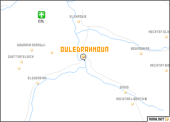 map of Ouled Rahmoun