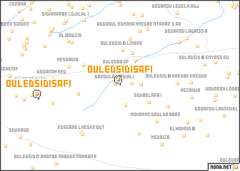 map of Ouled Sidi Safi