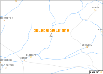 map of Ouled Sidi Slimane