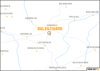 map of Ouled Zidane