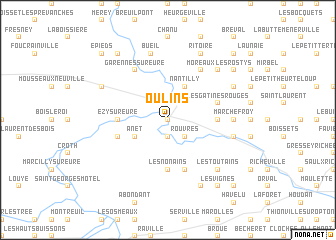 map of Oulins