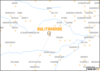 map of Oulita Hohoé