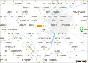 map of Oullins