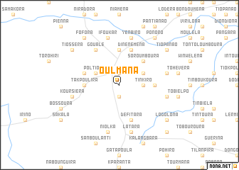 map of Oulmana