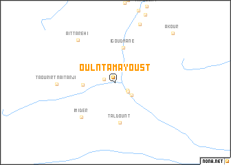 map of Oul nʼTamayoust