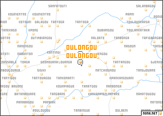 map of Oulongou