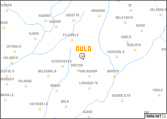 map of Oulo