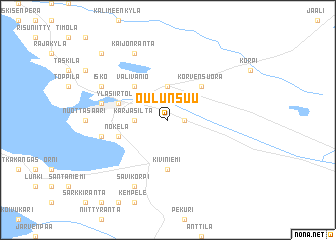 map of Oulunsuu