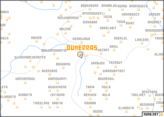 map of Oum er Râs