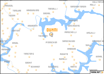 map of Oŭm-ni