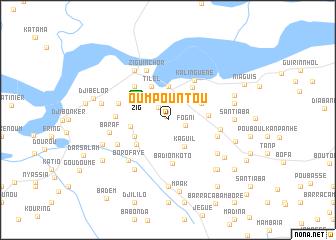 map of Oumpountou