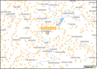 map of Oun-dong