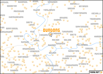 map of Ŏŭn-dong