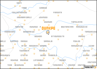 map of Ounkpé
