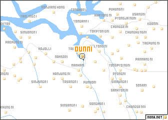 map of Ŏŭn-ni