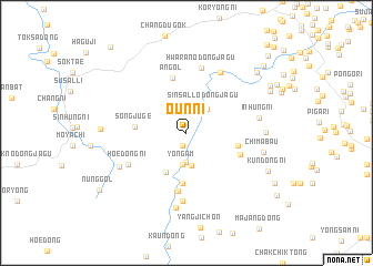 map of Ŏŭn-ni