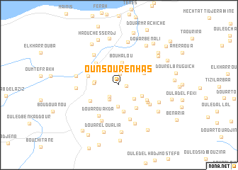 map of Ounsour Enhas