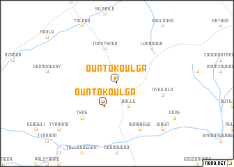 map of Ountokoulga