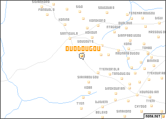 map of Ouodougou