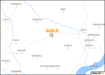 map of Ouola