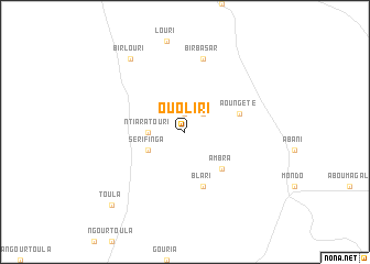 map of Ouoliri