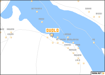 map of Ouolo