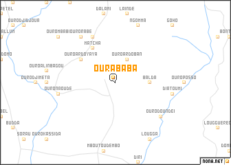 map of Oura Baba