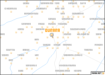 map of Ourara