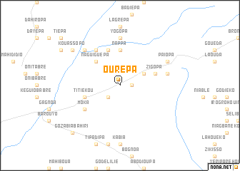 map of Ourépa