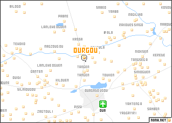 map of Ourgou