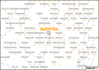 map of Ouriatou