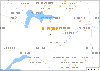 map of Ourique