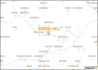 map of Ouro Alkali