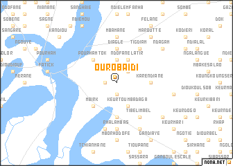 map of Ouro Baïdi