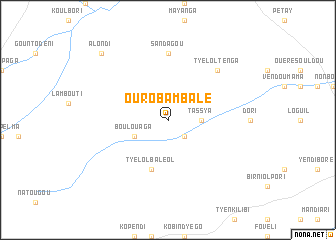 map of Ouro Bambalé