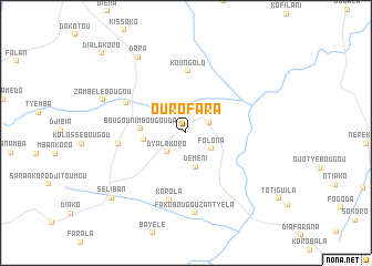 map of Ourofara