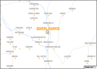 map of Ouro Loumko