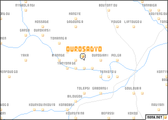 map of Ouro Sadyo