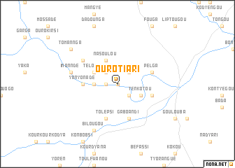 map of Ouro Tiari