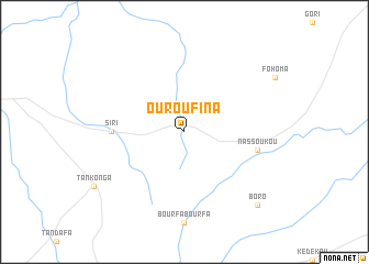 map of Ouroufina